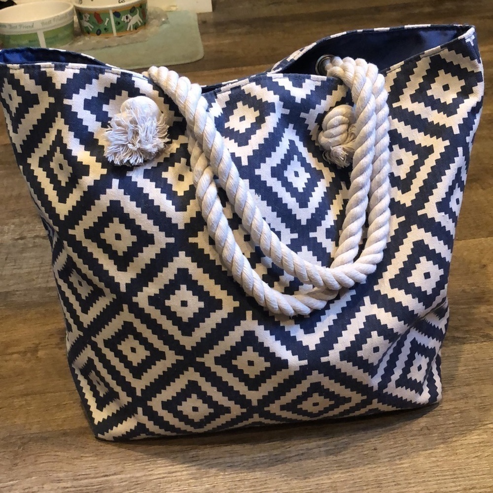 Summer & Rose Canvas Tote Bag